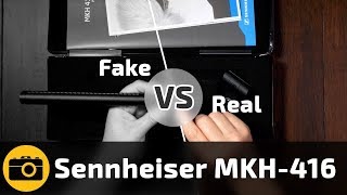 Did you Buy a Fake Sennheiser How to Spot a Fake Sennheiser MKH416 Mic VS a Genuine MKH416 [upl. by Ryon]