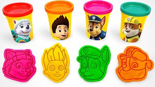 Colorful Creations 🌈 Learn amp Play with Paw Patrol from Play Doh for Kids [upl. by Ettelra453]