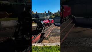 The Romney Hythe and Dymchurch Railway steamengine locomotive vintagesteam 2024 seasidebeach [upl. by Azne]