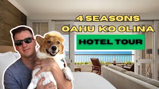 Four Seasons Ko Olina Bay Hawaii Full Resort Tour  OceanView King Room [upl. by Swann]