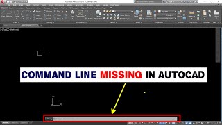 How to Show Command bar in AutoCAD  AutoCAD command line missing Solved  Er Yogesh Zala [upl. by Treble521]