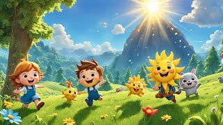 If You’re Happy and You Know It  Fun Action Nursery Rhyme for Kids Song with Clapping and Stomping [upl. by Gladdie]