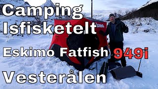 Camping med isfisketelt [upl. by Anaiq]