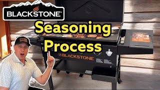 Blackstone Griddle Seasoning Process  How To Season A New Blackstone Griddle [upl. by Haily209]