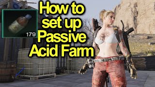 How to set up a Passive Acid Farm  Once Human [upl. by Veno]