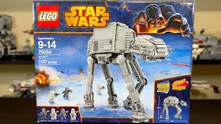 LEGO Star Wars 75054 ATAT Review [upl. by Lydnek]