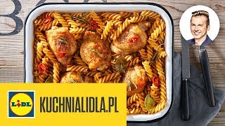 DANIE JEDNOGARNKOWE z kurczakiem i makaronem 🍗  Karol Okrasa amp Kuchnia Lidla [upl. by Janel]