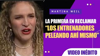 VIDEO INÉDITO de Martina Weil reclamando POR POLÉMICA EN ATLETISMO en Panamericanos [upl. by Pylle525]