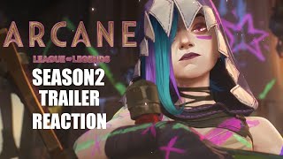 ARCANE SEASON 2 TRAILER REACTION  taratote [upl. by Filberte]