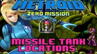 Metroid Zero Mission Missile Locations [upl. by Stauffer]