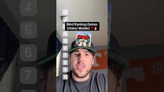 BLIND RANKING VIDEO GAMES MOBILE VIDEO GAMES ‼️🔥 Perfect List 🤔🤔 [upl. by Doownyl]