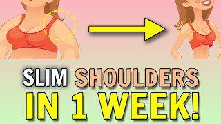 Slim Shoulder Size In 1 Week Challenge Shoulder Size Reduction Workout For Females [upl. by Lotsirhc]