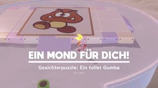 Super Mario Odyssey  Wolkenland  Mond Nr 7  Gesichterpuzzle Ein toller Gumba [upl. by Aikrehs361]