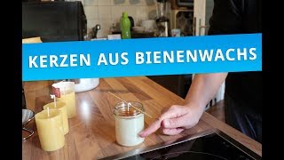 DIYKerzen aus Bienenwachs gießen für die Adventszeit [upl. by Frazier]