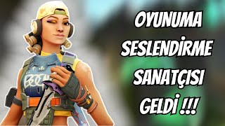 BU SES ŞAKA MII  VALORANTTA OYUNUMA SESLENDİRMEN GELDİ  AlleyCattys [upl. by Annabal24]