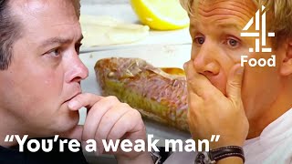 Ramsay to Owner quotYoure a Weak Manquot  Ramsays Kitchen Nightmares [upl. by Asi572]