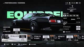 Pontiac Firebird 1977 B Class Drag Build  NFS Unbound [upl. by Domenech626]