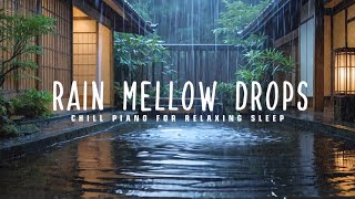 Warm Bedroom with Rain Sounds Falling Outside the road Relaxing Piano Music Helps You Deep Sleep M1 [upl. by Remde486]