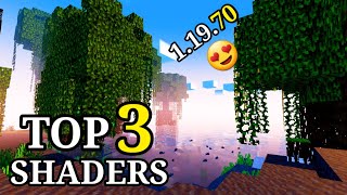 MCPE 121  TOP 3 SHADERS REALISTA PARA MINECRAFT BEDROCK [upl. by Eiroc]