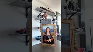 Building the LEGO Mona Lisa lego art artwork painting monalisa asmr shopping [upl. by Annalise924]