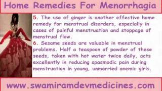 10 home remedies for Menorrhagia from swami Ramdevwmv [upl. by Hoeg15]