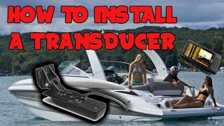 How to Install a Transducer GARMIN ECHOMAP PLUS 73SV Full Installation Part 1 [upl. by Muhcon517]