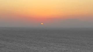 View of sun setting from balcony of Rodos Palace [upl. by Dennis]