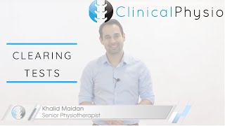 Clearing Tests for All Joints  Clinical Physio [upl. by Atinehs]