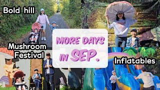 Corvallis 정착기 9월의 또다른 일상 Vlog  Bold Hill Natural Area🌳 Albany Mushroom Festival🍄 Inflatables🎈 [upl. by Resay]