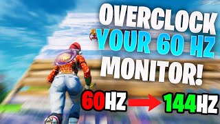 Increase Refresh rate for FREE  How to Overclock your 60Hz Monitor AMD Intel Nvidia [upl. by Denver]