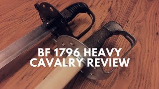 Black Fencer 1796 Heavy Cavalry Sword Review [upl. by Adnara]