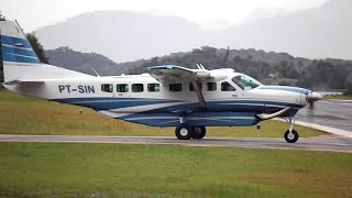 Cessna Grand Caravan EX Decolagem em Angra dos Reis RJ [upl. by Ettesyl]