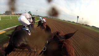 Jockey Cam GoPro Camera on Horse Jockey [upl. by Omor]