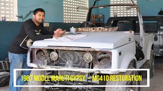 Maruti Gypsy MG410  1987 Model  Restoration [upl. by Tallou791]