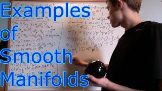 Manifolds 22  Examples and the Smooth Manifold Chart Lemma [upl. by Gotthelf886]