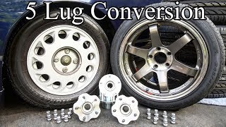 DIY 5 Lug Conversion on your Car or Truck [upl. by Dielle]