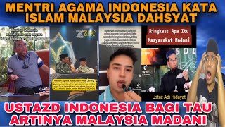 MENTRI AGAMA INDONESIA SAJA CAKAP ISLAM MALAYSIA NI DAHSYAT⁉️ternyata ini arti Malaysia madani [upl. by Essej]