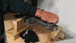 Using a crankcase installer crank puller tool [upl. by Kosel]