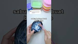 SABUN BATANG BUAT BIKI SLIME EMANG BISA diy shorts [upl. by Ivar]