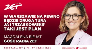 Magdalena Biejat W Warszawie na pewno będzie druga tura Ja i Trzaskowski Taki jest plan [upl. by Hanae515]