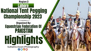 National Tent Pegging Championship 2023  Organized By EFP  Lahore  Full Stunning Highlights [upl. by Fritzsche375]