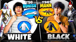 White Vs Black 🖤🤍 Tsg Ronish Vs Tsg Mann 🤬 Insane Colour Versus 🆚 Who Wins❓ Garena Free Fire [upl. by Hultgren160]