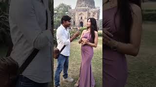 INDIA PUBLIC PRANK💞MODEl cute😍PYARI🥰 LadkiDelhi funny video😜 [upl. by Nagorb936]