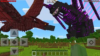 I Found IRRITANT SHIN GODZILLA vs RODAN in Minecraft Pocket Edition [upl. by Corell]