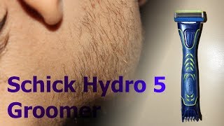 Schick Hydro 5 Groomer обзор станка с триммером [upl. by Batory809]