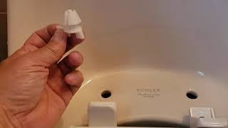 DIY How to Replace a Kohler Toilet Seat Cover Similar to Others Too But Watch out for the Hardware [upl. by El]