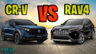 Honda CRV vs Toyota RAV4  Qual SUV leva a MELHOR COMPARATIVO [upl. by Akaenahs]