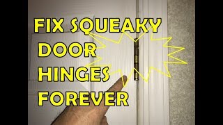 How to Fix Squeaky Door Hinges  Best Method [upl. by Asp]