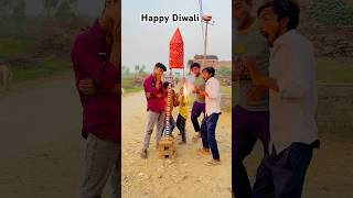 Happy Diwali 🪔  Diwali par Sattar rahe 💣  funny comedy diwali tranding shorts [upl. by Llewxam]