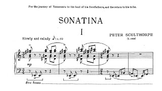 Peter Sculthorpe  Piano Sonatina with score [upl. by Anaitsirk]